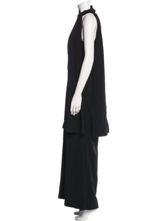 Black Halo Eve by Laurel Berman Mock Neck Jumpsuit