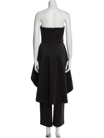 Black Halo Eve by Laurel Berman Strapless Jumpsuit