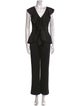 Black Halo Eve by Laurel Berman V-Neck Jumpsuit