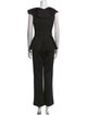 Black Halo Eve by Laurel Berman V-Neck Jumpsuit