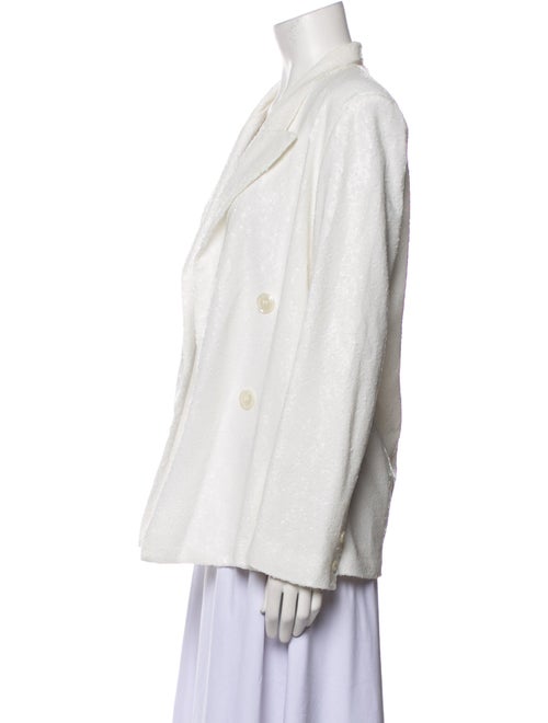 Black Halo Eve by Laurel Berman Nylon Striped Blazer