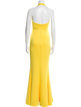 Black Halo Eve by Laurel Berman Halterneck Long Dress