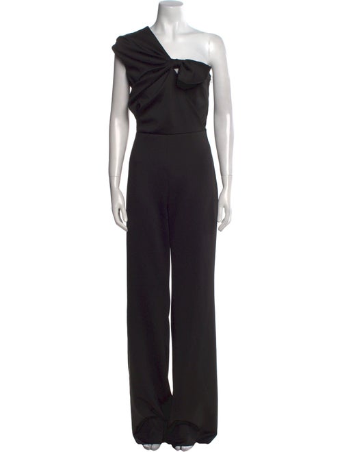 Black Halo Eve by Laurel Berman One-Shoulder Jumpsuit