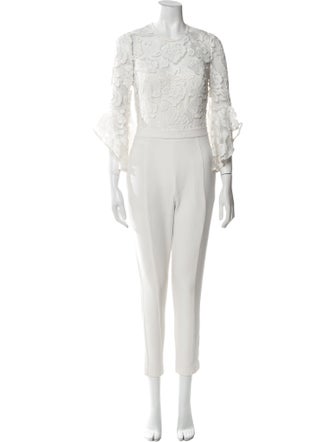 Black Halo Eve by Laurel Berman Scoop Neck Jumpsuit