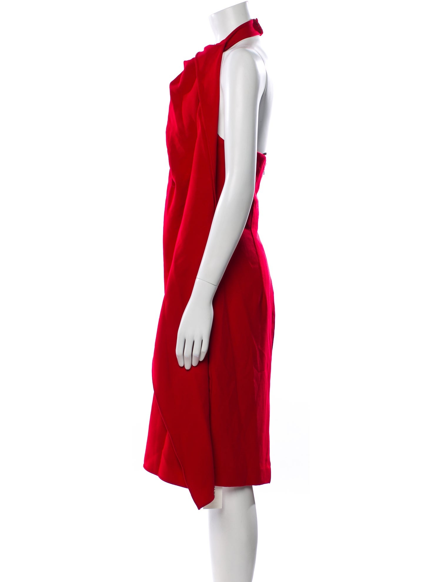 Black Halo Eve by Laurel Berman Mock Neck Knee-Length Dress w/ Tags