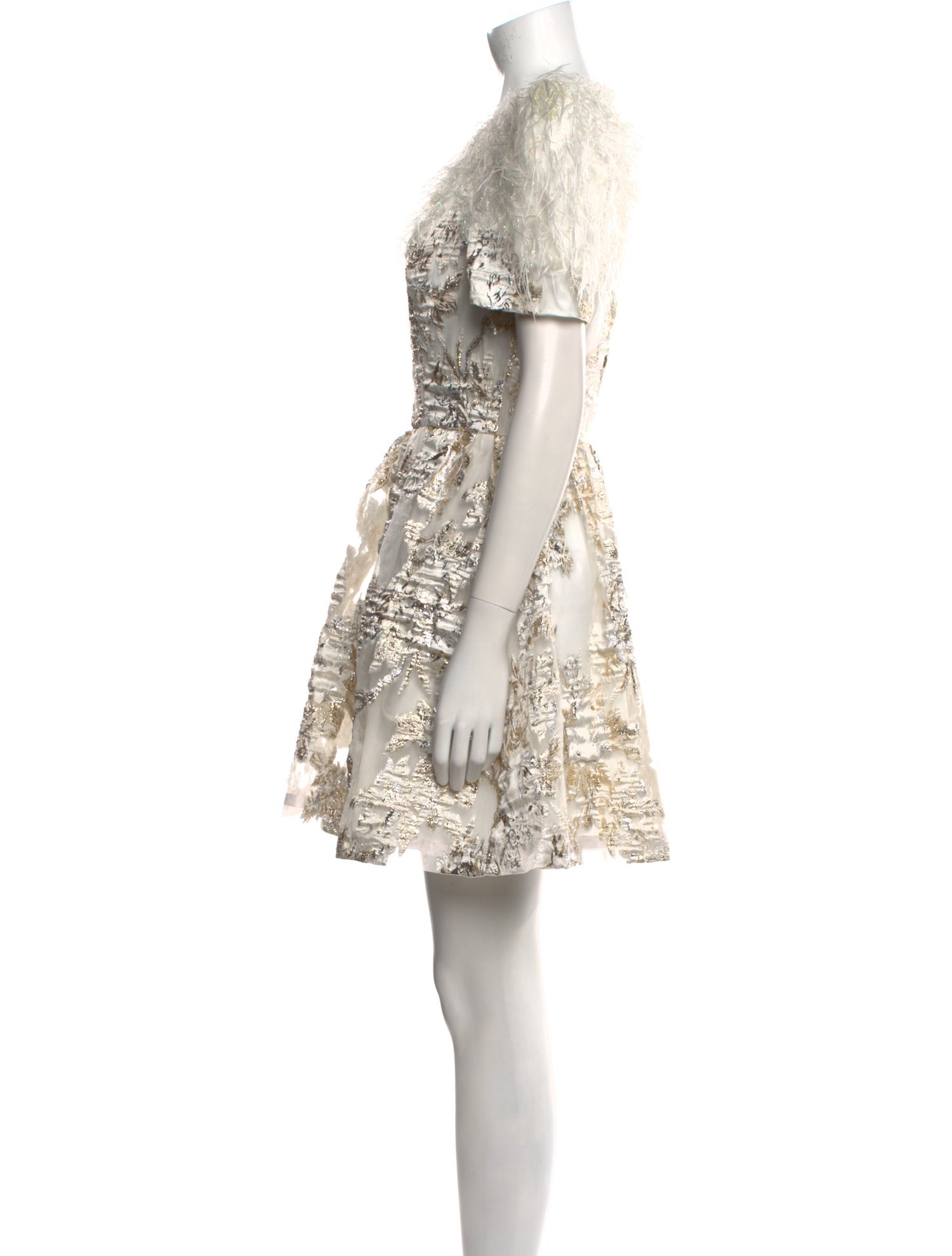 Black Halo Eve by Laurel Berman Crew Neck Mini Dress