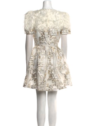 Black Halo Eve by Laurel Berman Crew Neck Mini Dress