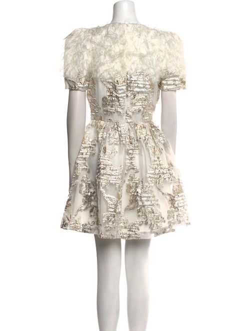 Black Halo Eve by Laurel Berman Crew Neck Mini Dress