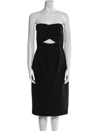 Black Halo Eve by Laurel Berman Strapless Mini Dress