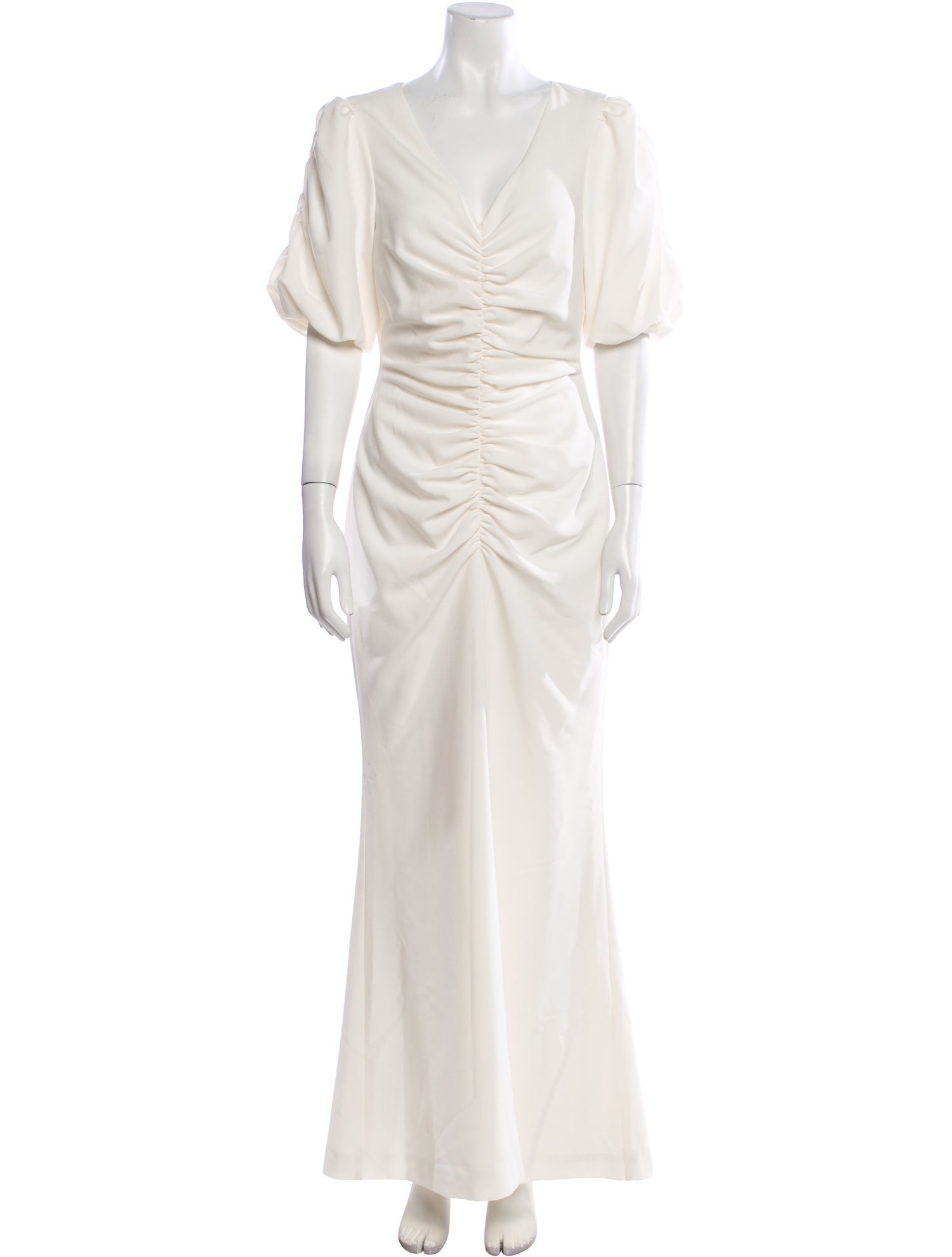 Black Halo Eve by Laurel Berman V-Neck Long Dress