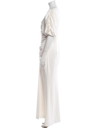 Black Halo Eve by Laurel Berman V-Neck Long Dress