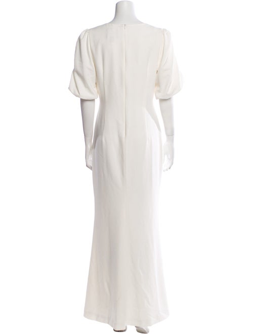 Black Halo Eve by Laurel Berman V-Neck Long Dress