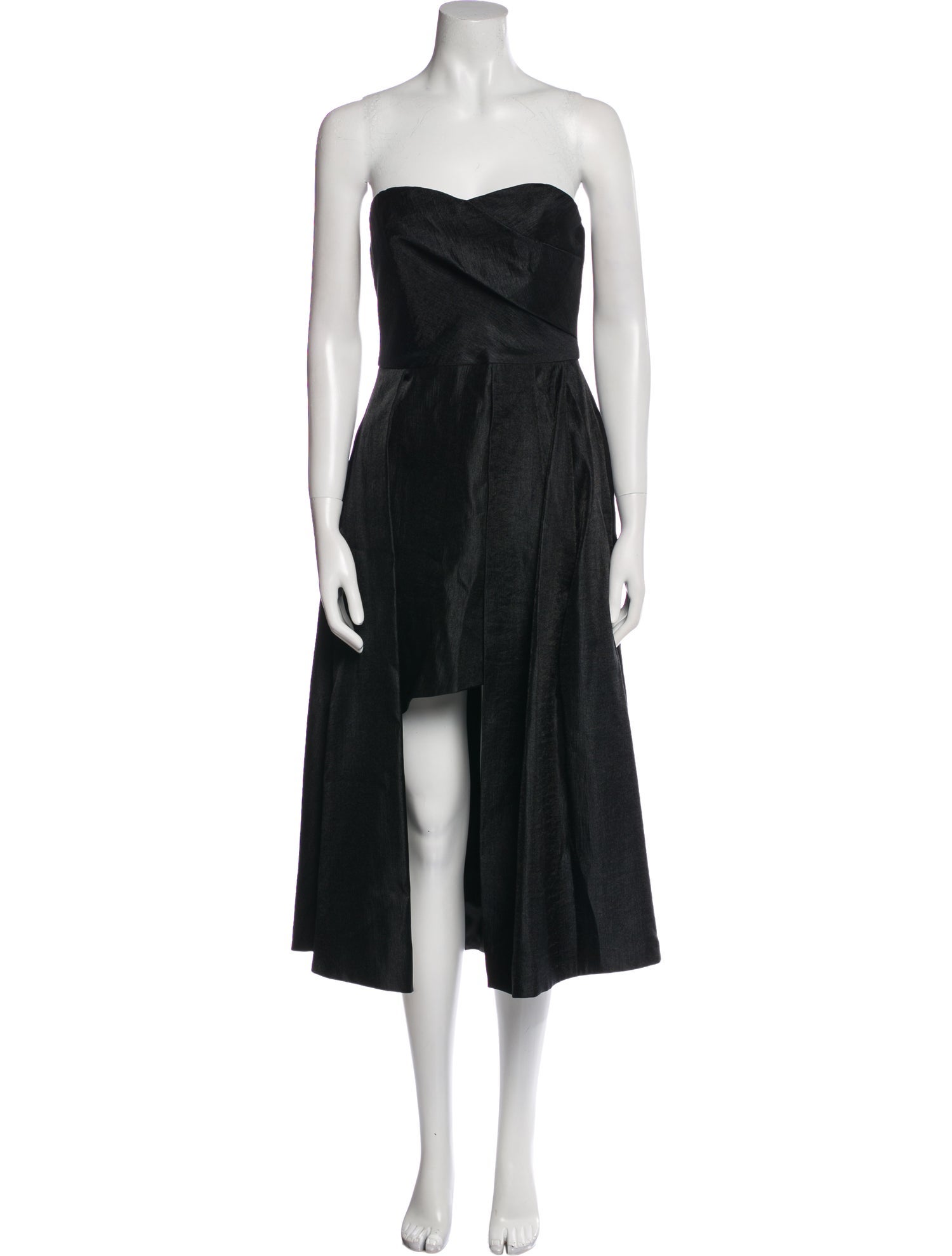 Black Halo Eve by Laurel Berman Strapless Midi Length Dress