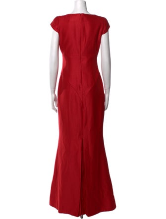 Black Halo Eve by Laurel Berman Cowl Neck Long Dress