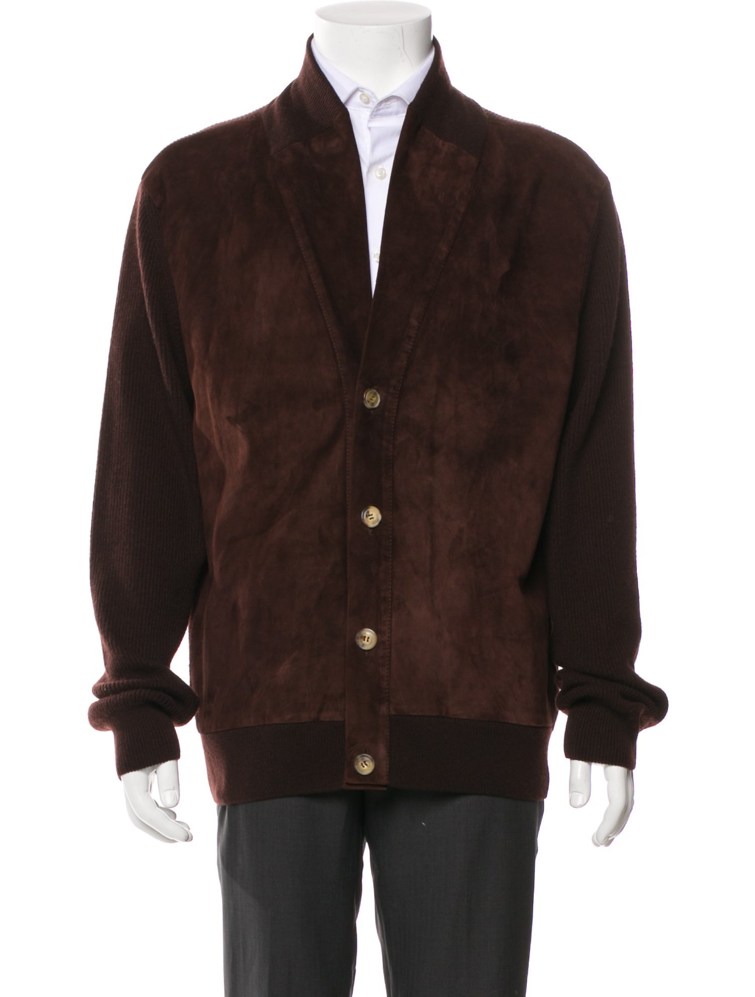 Brett Johnson Cashmere Bomber Jacket