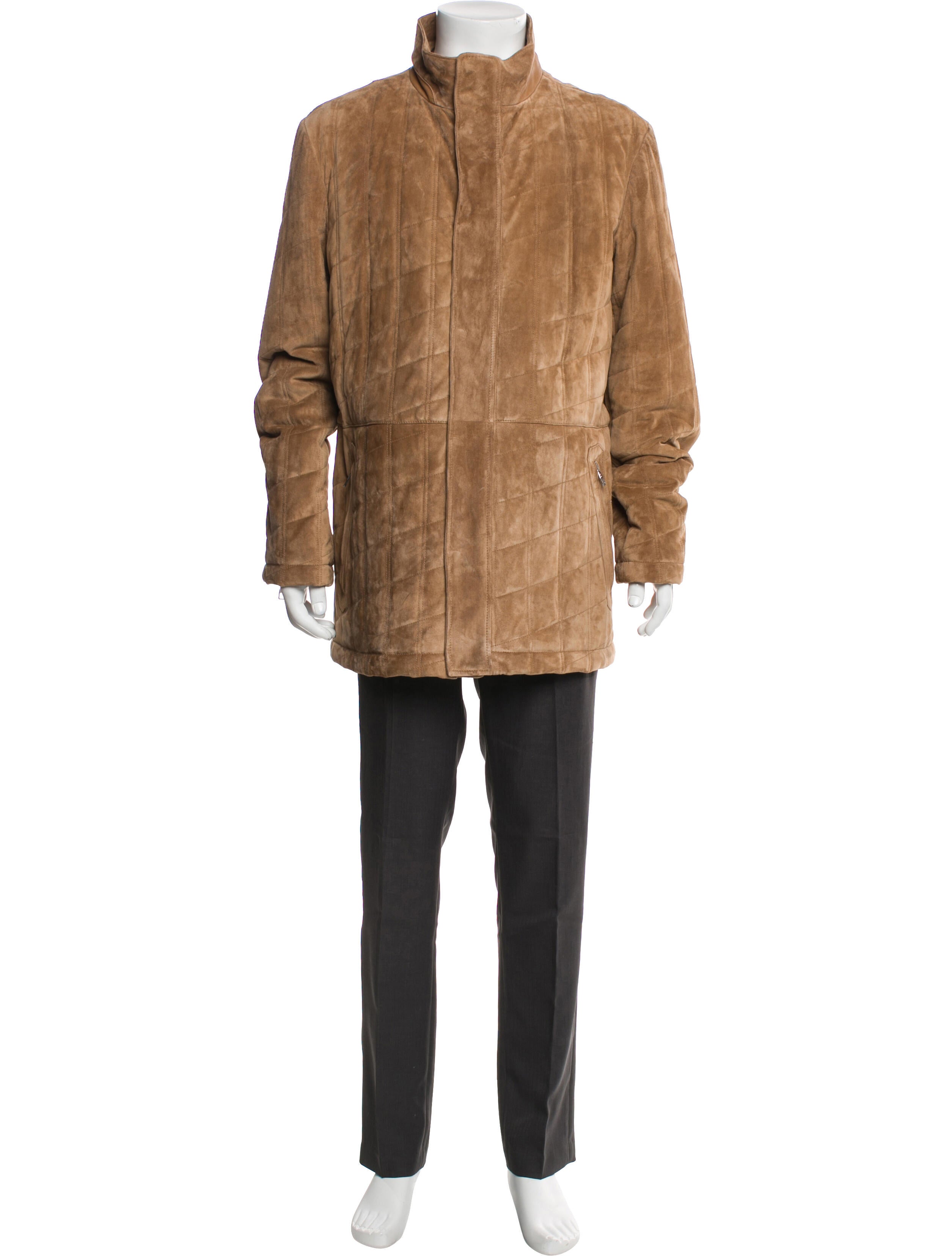 Brett Johnson Suede Trench Coat
