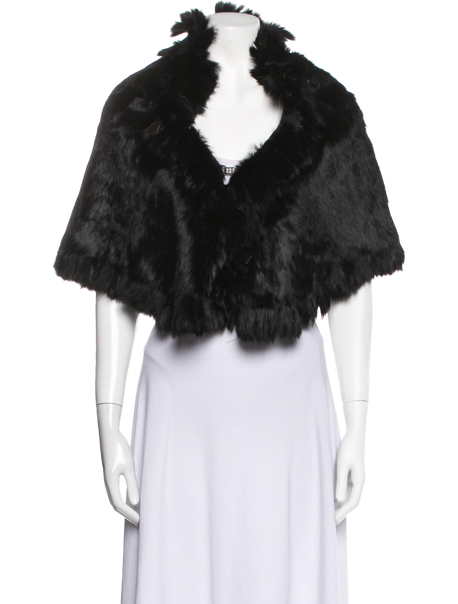 B.Sway Leather Shawl