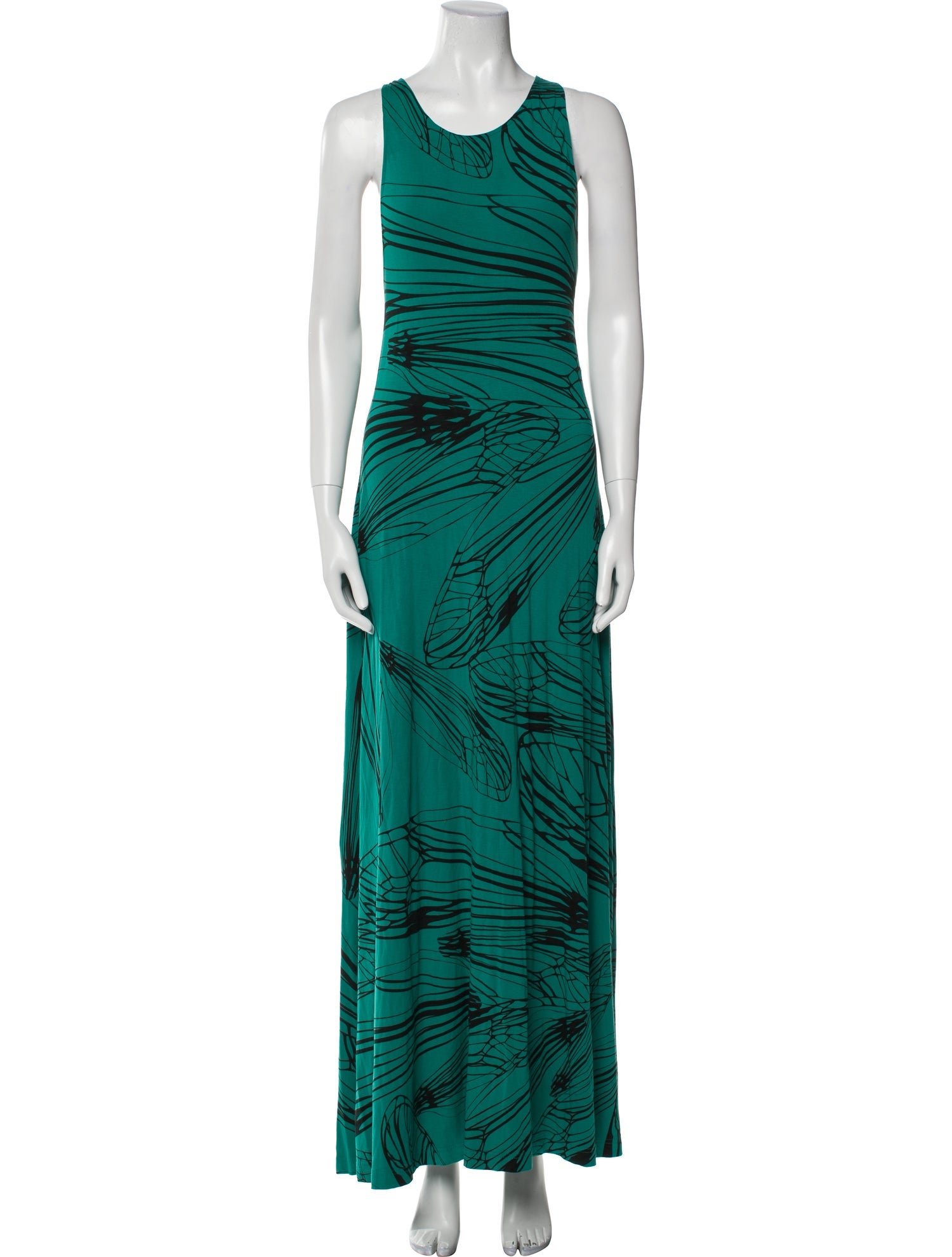 Bel Kazan Printed Long Dress