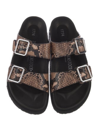Birkenstock 1774 Snakeskin Printed Slides
