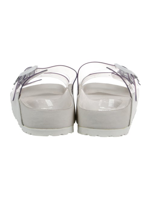 Manolo Blahnik x Birkenstock Leather Cutout Accent Slides