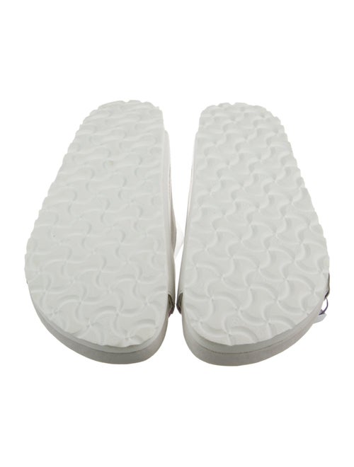 Manolo Blahnik x Birkenstock Leather Cutout Accent Slides