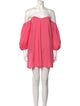 BIRD & KNOLL Off-The-Shoulder Mini Dress