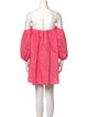BIRD & KNOLL Off-The-Shoulder Mini Dress