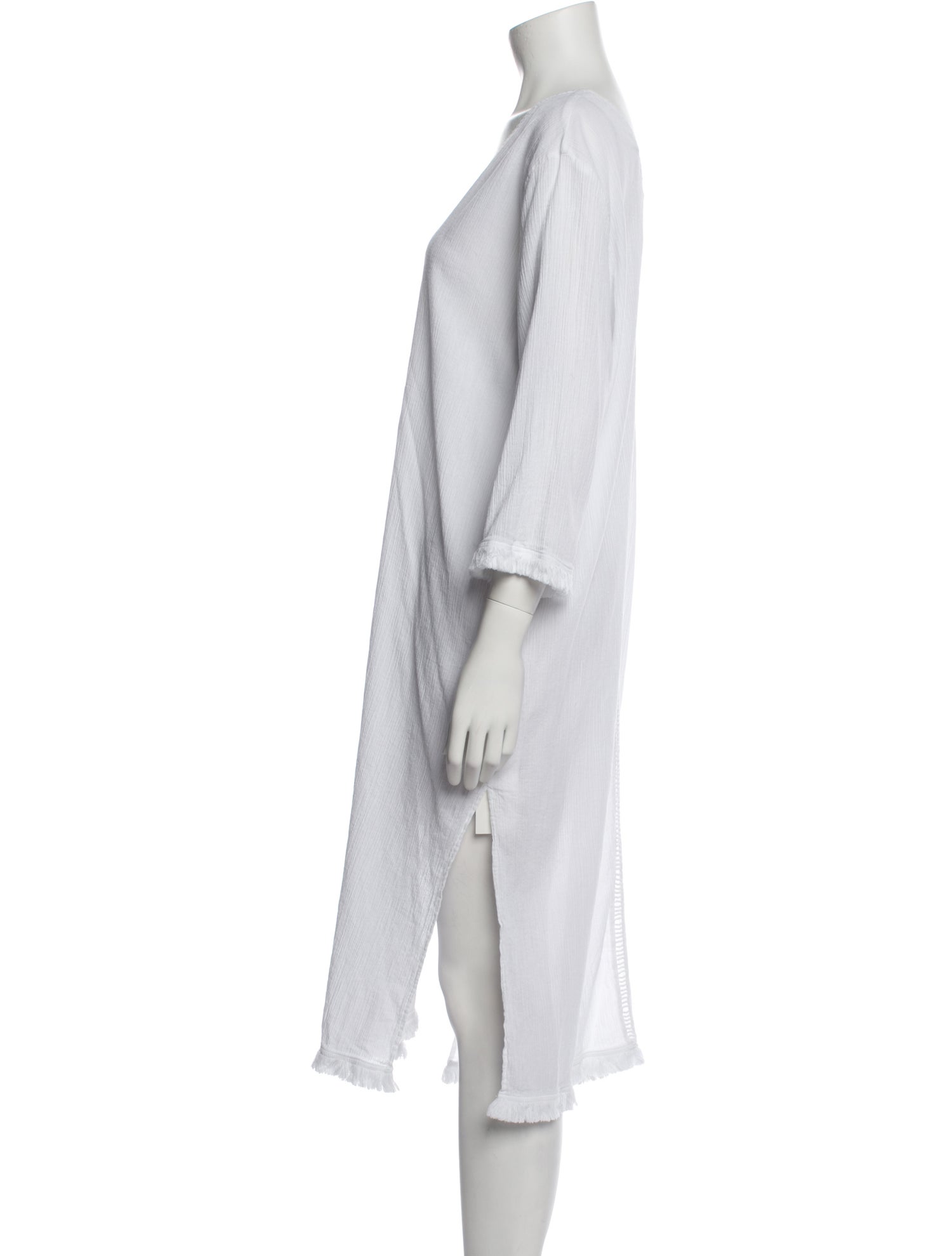 BIRD & KNOLL V-Neck Midi Length Dress