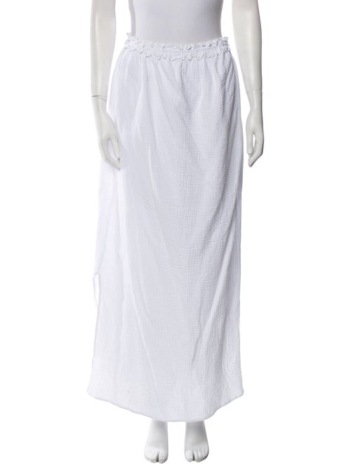 BIRD & KNOLL Ruffle Embellishment Midi Length Skirt