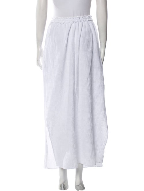 BIRD & KNOLL Ruffle Embellishment Midi Length Skirt