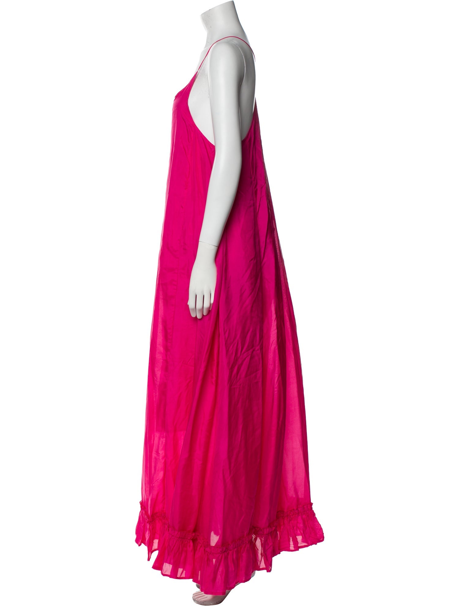 BIRD & KNOLL Silk Midi Length Dress