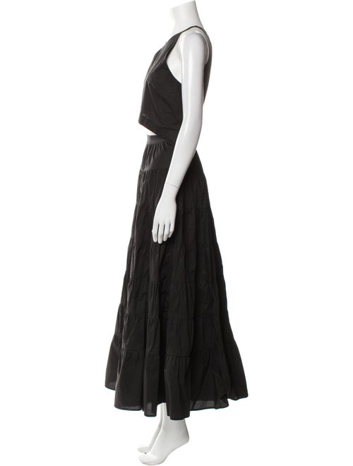 BIRD & KNOLL Ruffle Embellishment Skirt Set