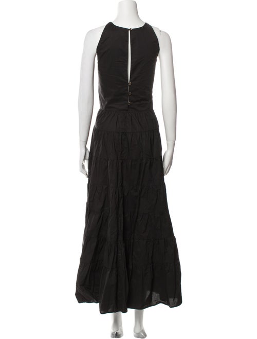 BIRD & KNOLL Ruffle Embellishment Skirt Set