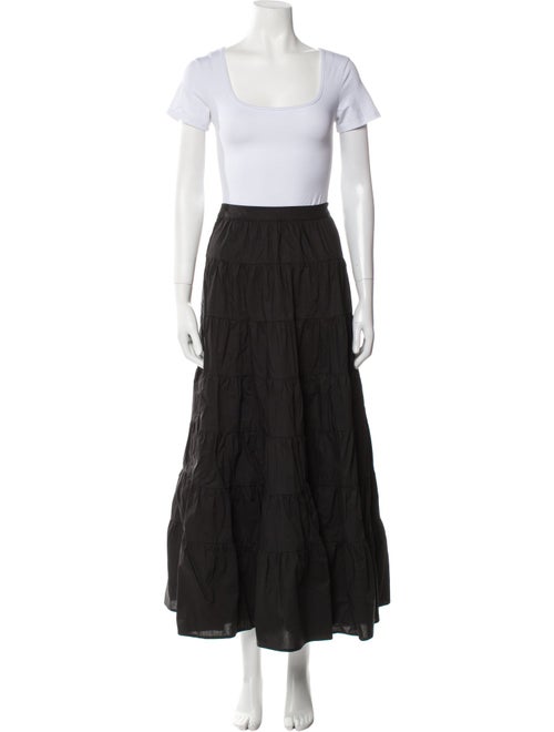 BIRD & KNOLL Ruffle Embellishment Skirt Set