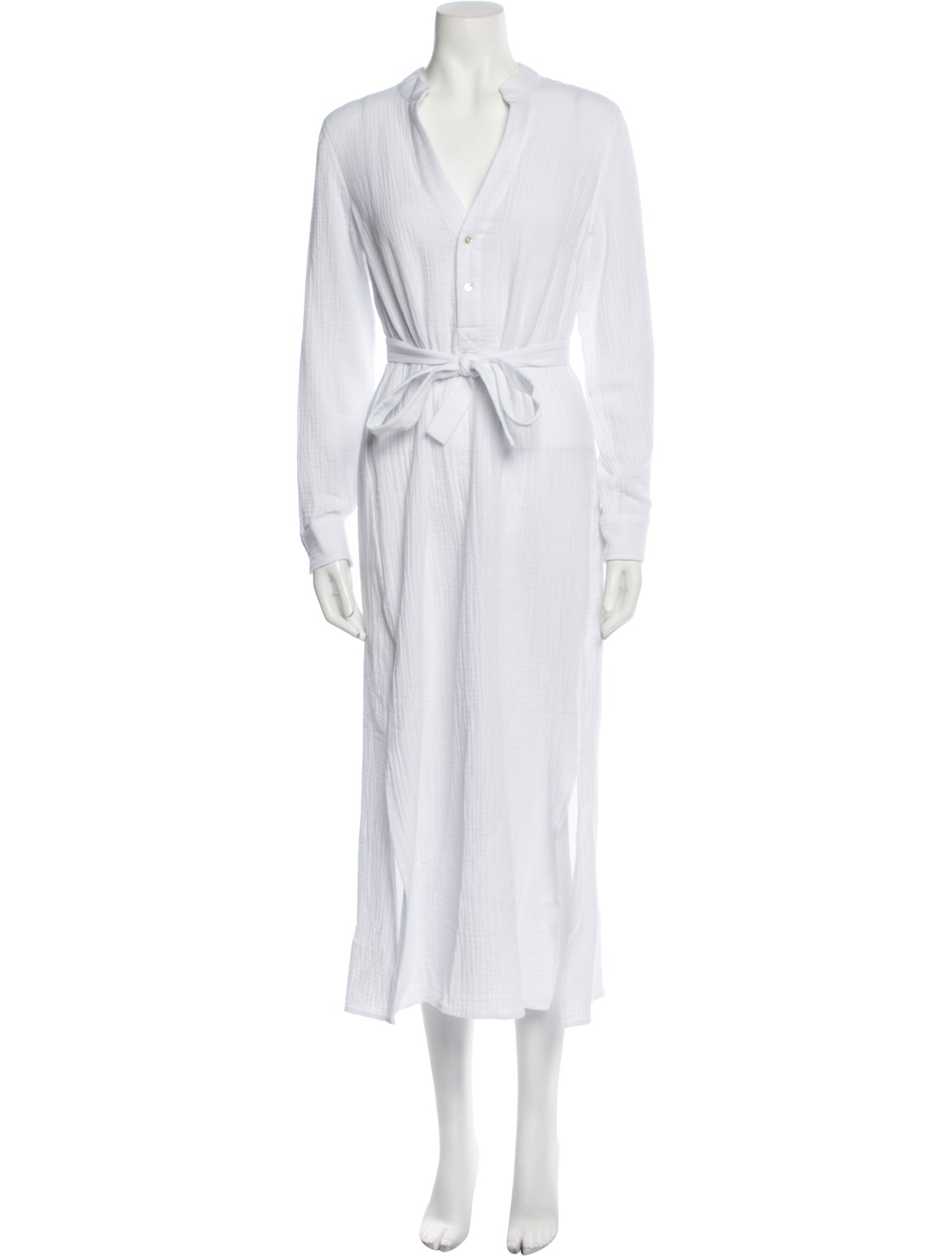 BIRD & KNOLL V-Neck Long Dress