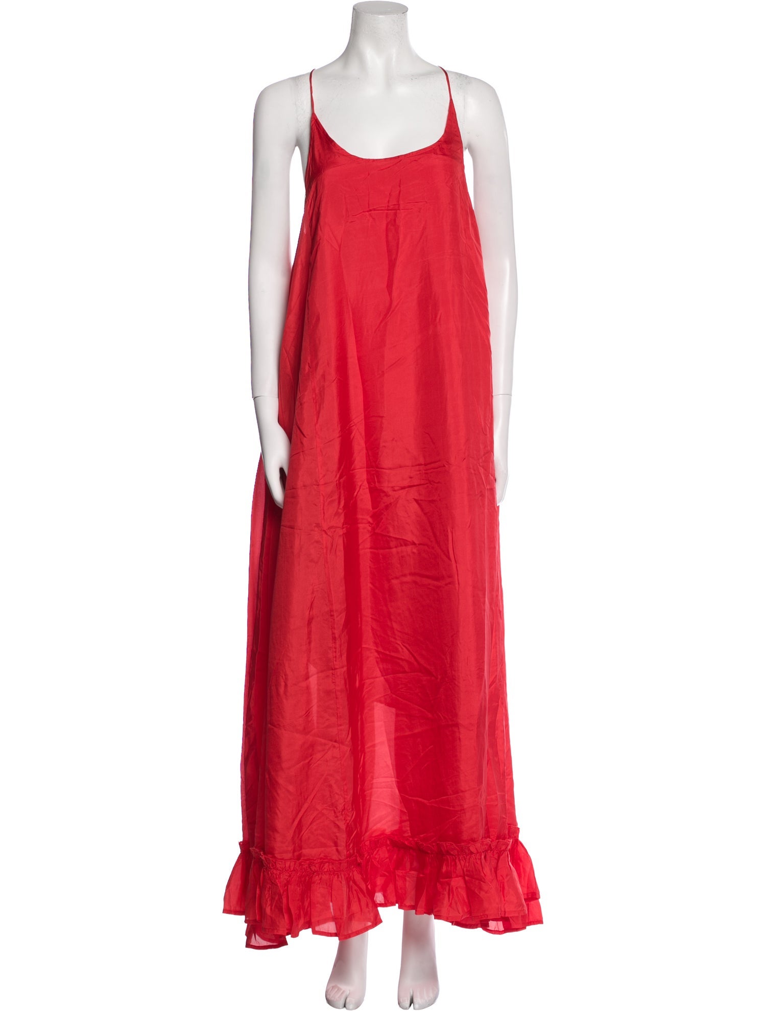 BIRD & KNOLL Silk Long Dress