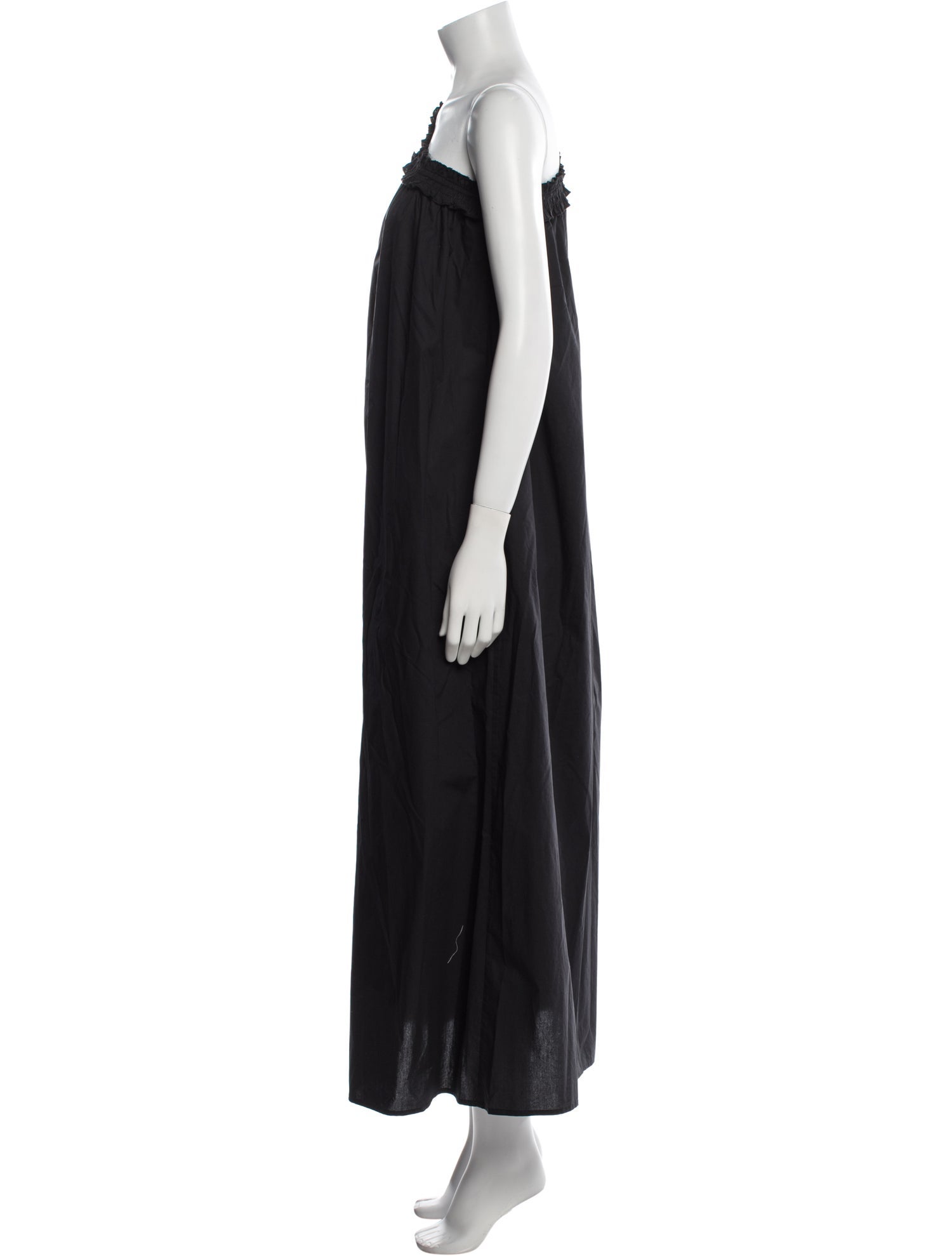 BIRD & KNOLL One-Shoulder Long Dress