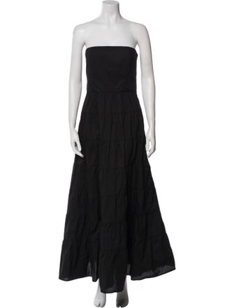 BIRD & KNOLL Strapless Long Dress