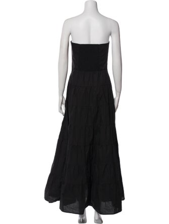 BIRD & KNOLL Strapless Long Dress