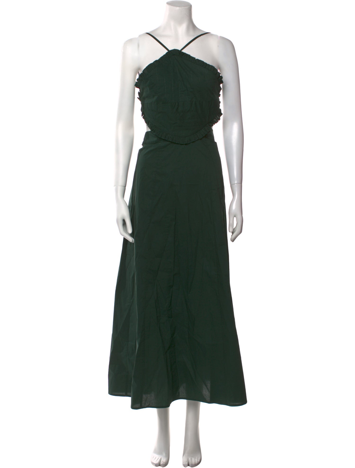 BIRD & KNOLL Halterneck Long Dress