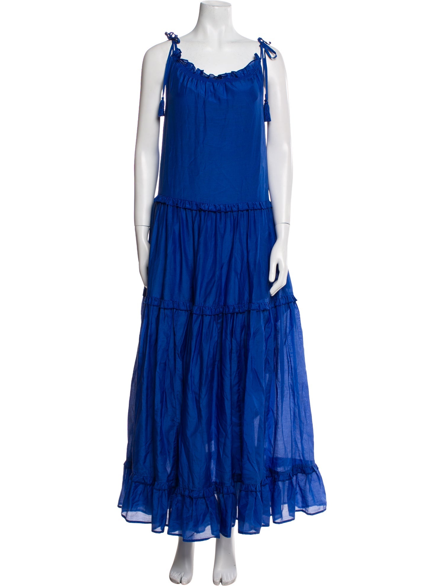 BIRD & KNOLL Scoop Neck Long Dress