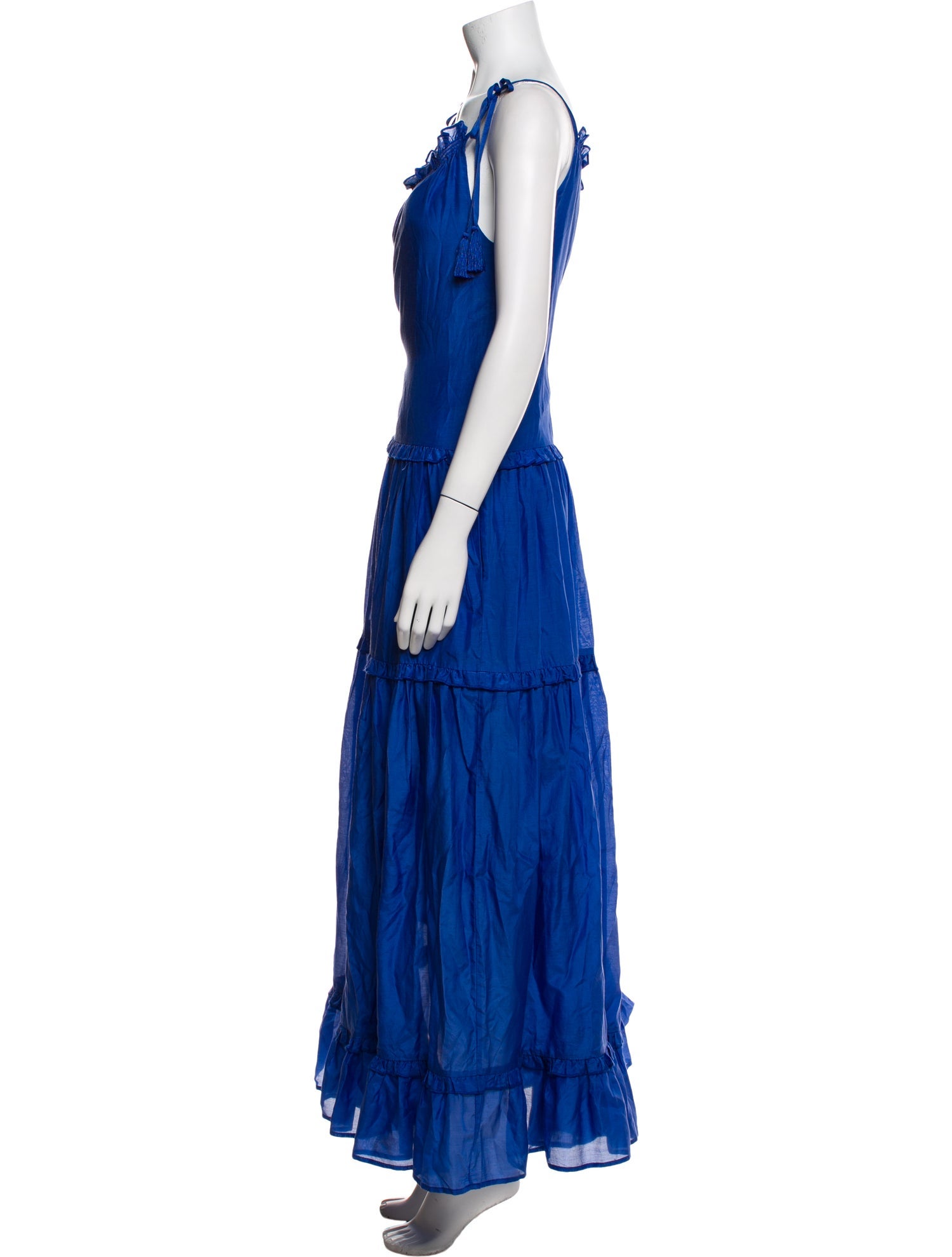 BIRD & KNOLL Scoop Neck Long Dress