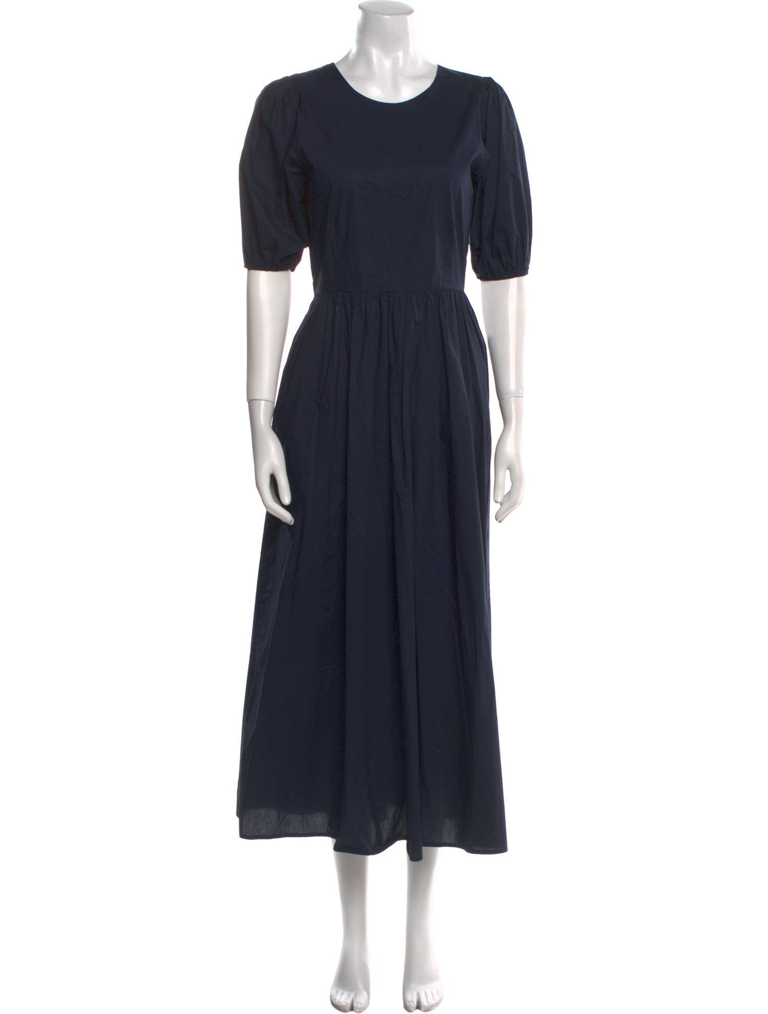 BIRD & KNOLL Crew Neck Long Dress