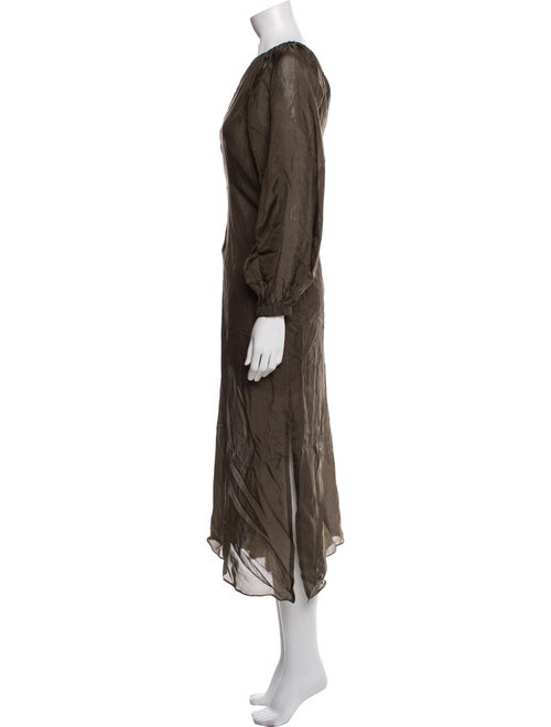 BIRD & KNOLL Silk Long Dress