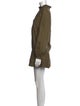 BIRD & KNOLL Mock Neck Mini Dress