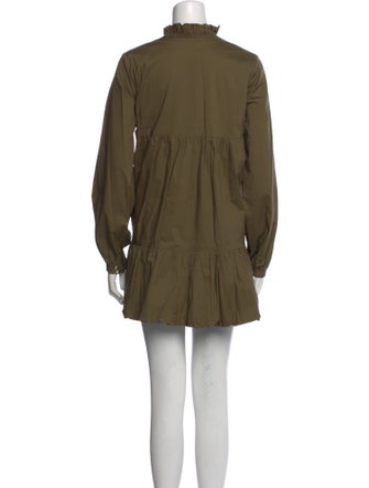 BIRD & KNOLL Mock Neck Mini Dress