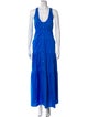 BIRD & KNOLL Scoop Neck Long Dress