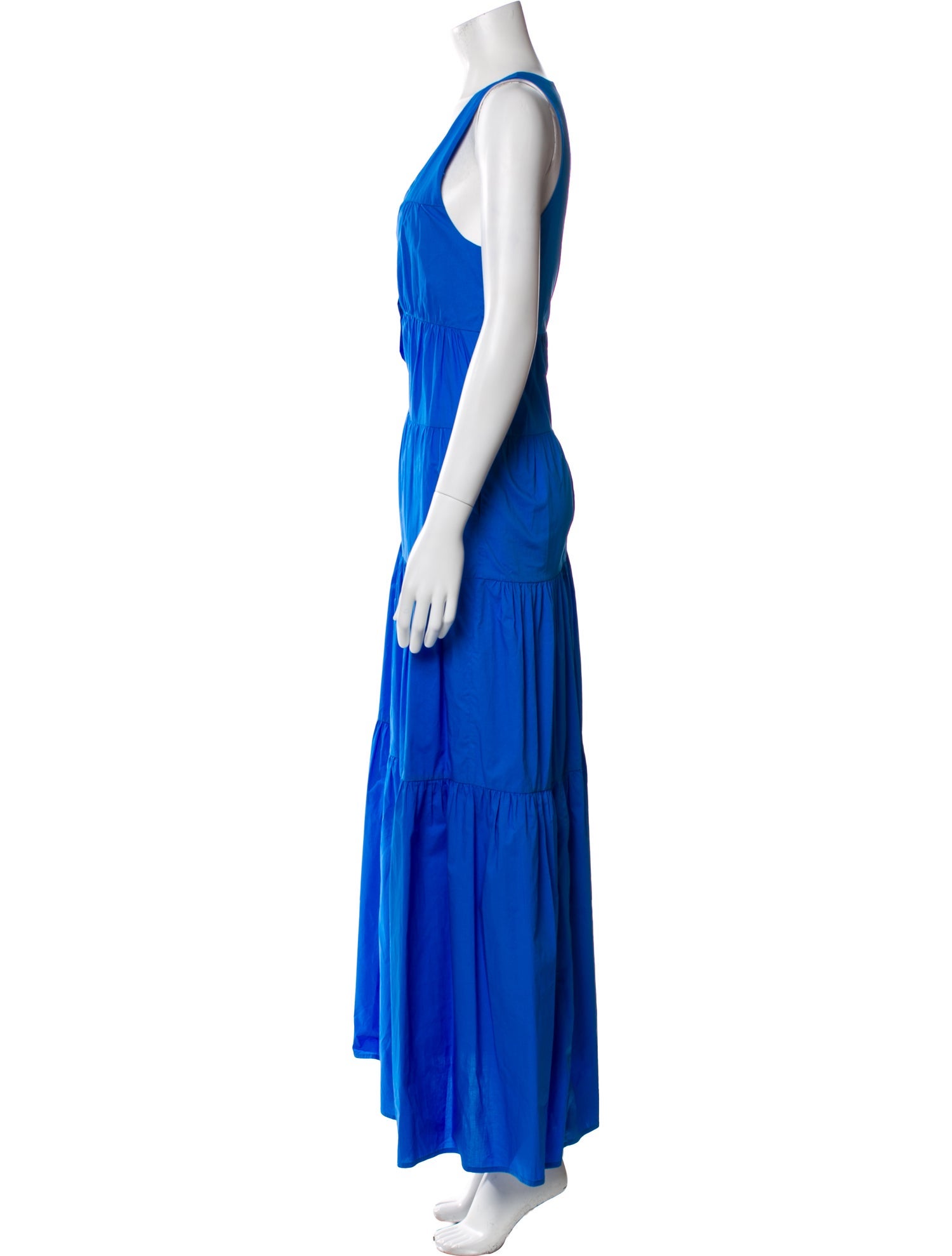 BIRD & KNOLL Scoop Neck Long Dress