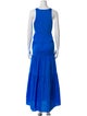 BIRD & KNOLL Scoop Neck Long Dress