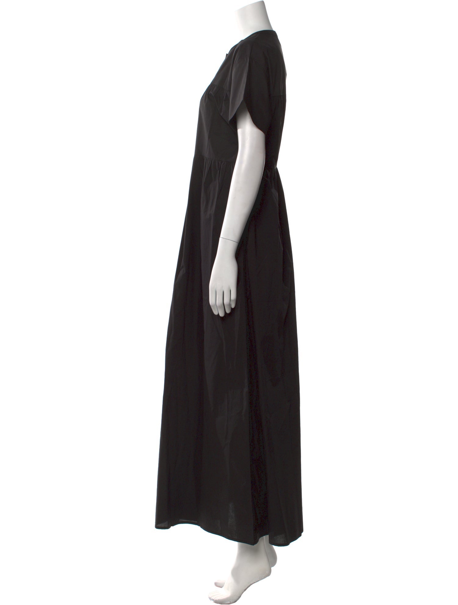 BIRD & KNOLL Crew Neck Long Dress